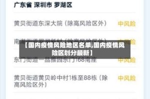 【国内疫情风险地区名单,国内疫情风险区划分最新】