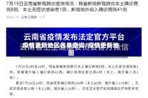 疫情更新地区名单查询/疫情更新地图