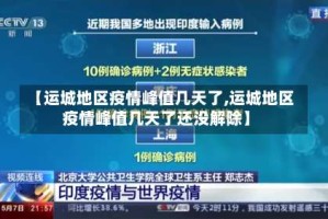 【运城地区疫情峰值几天了,运城地区疫情峰值几天了还没解除】