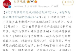 【辽宁新增2例本土/辽宁新增2例病例轨迹】
