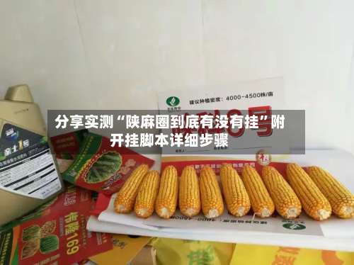 分享实测“陕麻圈到底有没有挂”附开挂脚本详细步骤-第1张图片