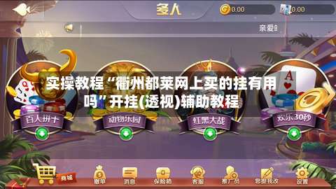 实操教程“衢州都莱网上买的挂有用吗”开挂(透视)辅助教程-第2张图片