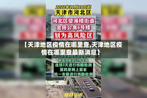 【天津地区疫情在哪里查,天津地区疫情在哪里查最新消息】-第1张图片